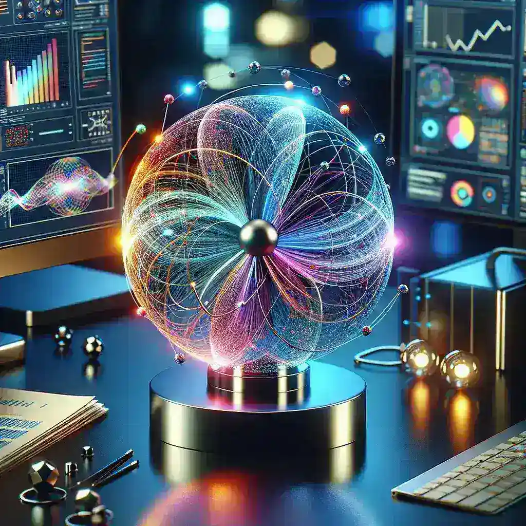 "Graphic showcasing Nvidia's latest update for simulated quantum computing support, featuring visual elements of quantum circuits and Nvidia’s logo, emphasizing advancements in AI and quantum technology."